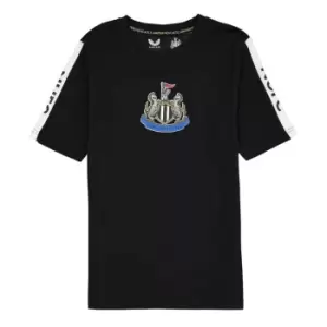 Image of Castore Short Sleeve Newcastle T Shirt Juniors - Black