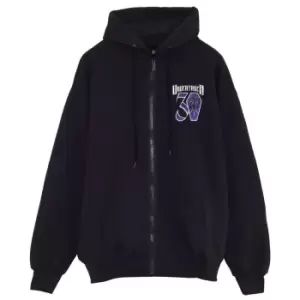 Image of WWE Womens/Ladies Deadman Forever The Undertaker Full Zip Boyfriend Hoodie (L) (Black)