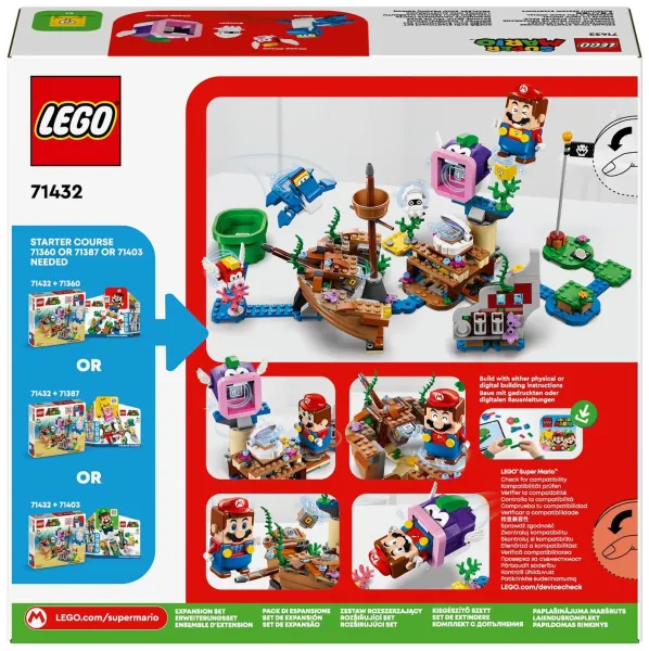 Image of LEGO Super Mario Dorrie's Sunken Shipwreck Adventure 71432