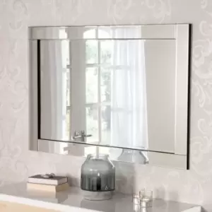 Image of Yearn Mirrors Yearn Simple Edge Contemporary Wall Mirror 120 X 80Cms
