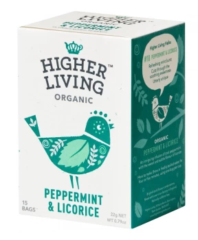 Image of Higher Living Infusion Bio Mint / Liquorice 15 Filters