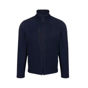 Image of Navy Recycled Fleece Jacket (S)