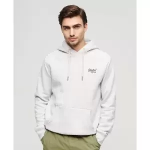 Image of Essential Embroidered Logo Hoodie in Cotton Mix