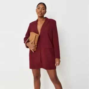 Image of Missguided Blazer Dress - Red