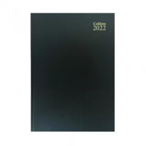 Image of Collins A4 Desk Diary Day Per Page Black 2022 44.99-22