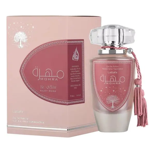 Image of Lattafa Mohra Silky Rose Eau de Parfum For Her 100ml