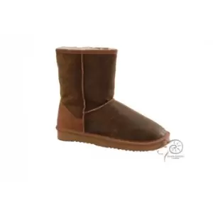 Image of Eastern Counties Leather Mens Jake Sheepskin Boots (9 UK) (Chocolate)