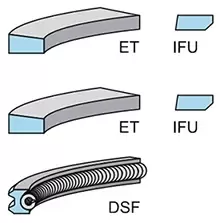 Image of Piston Ring Kit 800042810000 by Kolbenschmidt