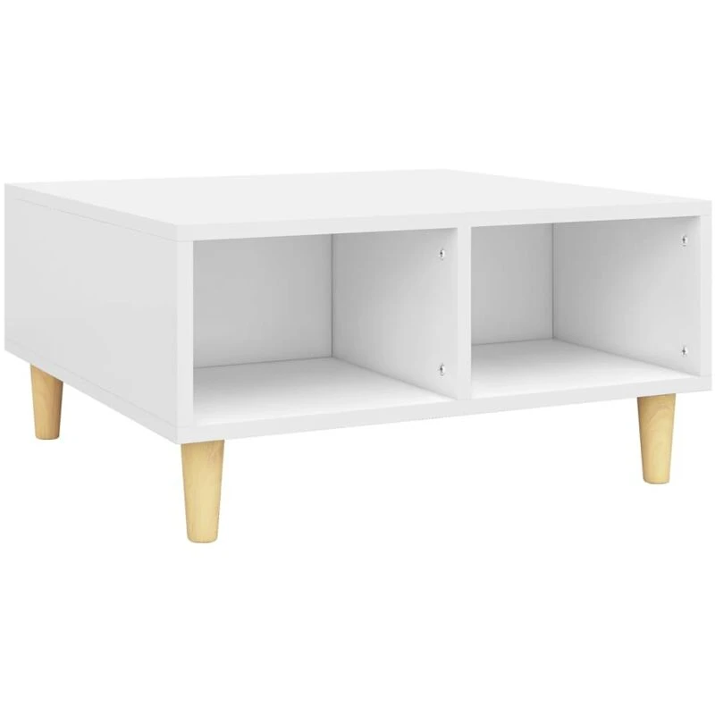 Image of VIDAXL Coffee Table White 60x60x30cm Engineered Wood vidaXL 8720286357866