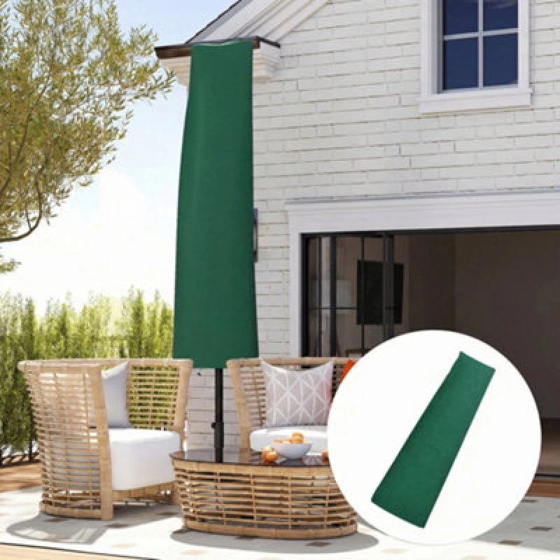 Image of Outsunny Garden Parasol Cover, Outdoor Cantilever Banana Umbrella Protector