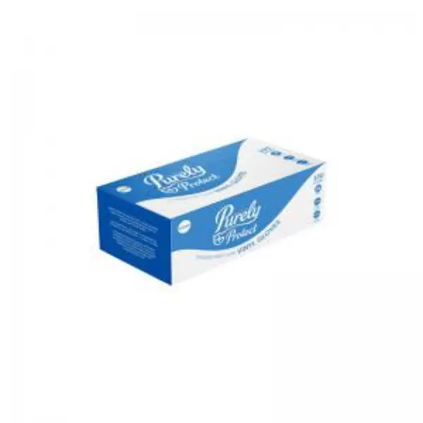 Image of ValueX ValueX Vinyl Gloves Medium Powder Free Clear (Pack 100) VGY100MC PP6105