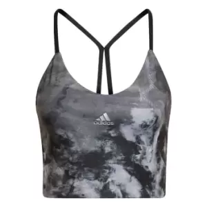 Image of adidas x You for You Bra Top Womens - Grey Three / Grey One / Black