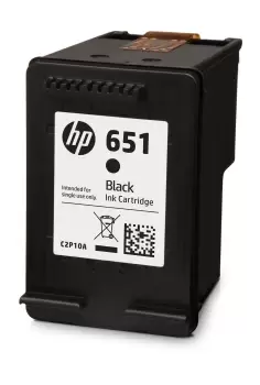Image of HP 651 Black Ink Cartridge