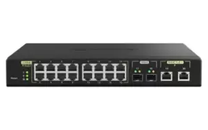 Image of QNAP QSW-M2116P-2T2S network switch Managed L2 2.5G Ethernet Power...
