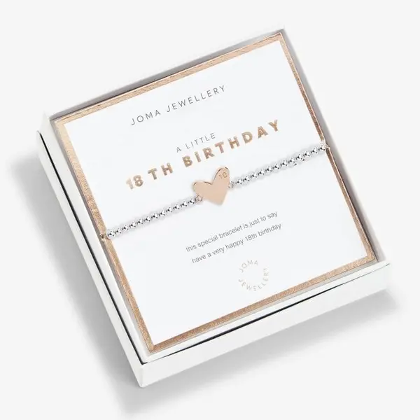 Image of Beautifully Boxed A Little 'Happy 18th Birthday' Bracelet 6000