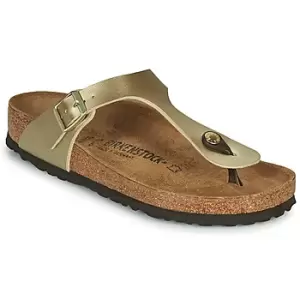 Image of Birkenstock GIZEH womens Flip flops / Sandals (Shoes) in Gold,2.5