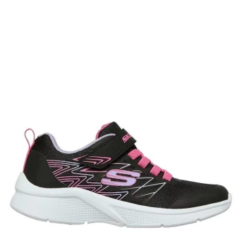 Image of Skechers Microspec Runners Child Girls - Black/Pink