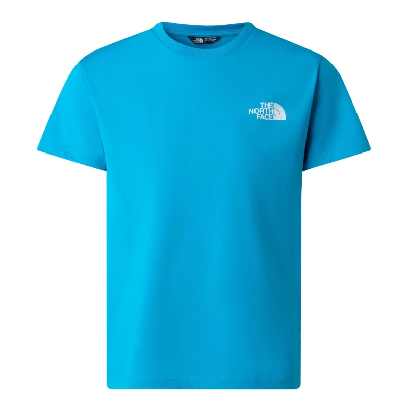 Image of The North Face Simple Dome Regular Fit T-Shirt Juniors Merid Blue D7R male L