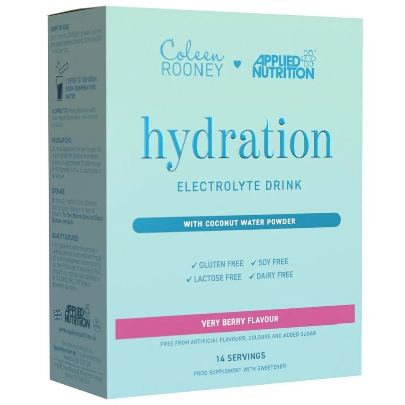 Image of Applied Nutrition Coleen Rooney Hydration Electrolyte Drink Sticks - Very Berry - 14 Servings in Blue Blue Unisex