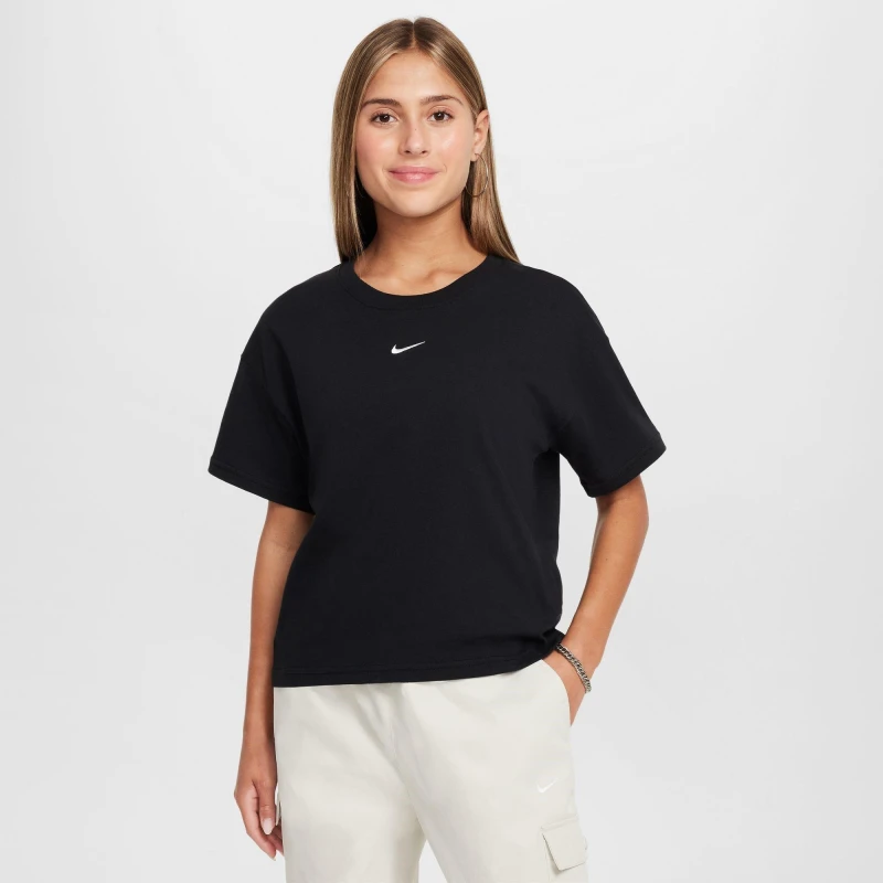 Image of Nike Sportswear Big Kids (Girls') T-Shirt - Black S
