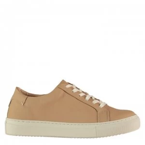 Image of Firetrap Chunky Sole Trainers Womens - Nude/White