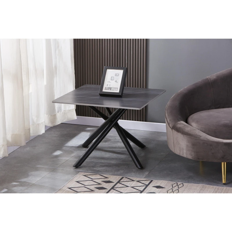 Image of Shankar Azura End Table Grey unisex 60x45x60