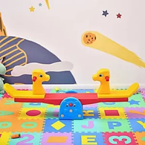 Image of Homcom Kids Seesaw Safe Teeter 2 Seats with Easy-Grip