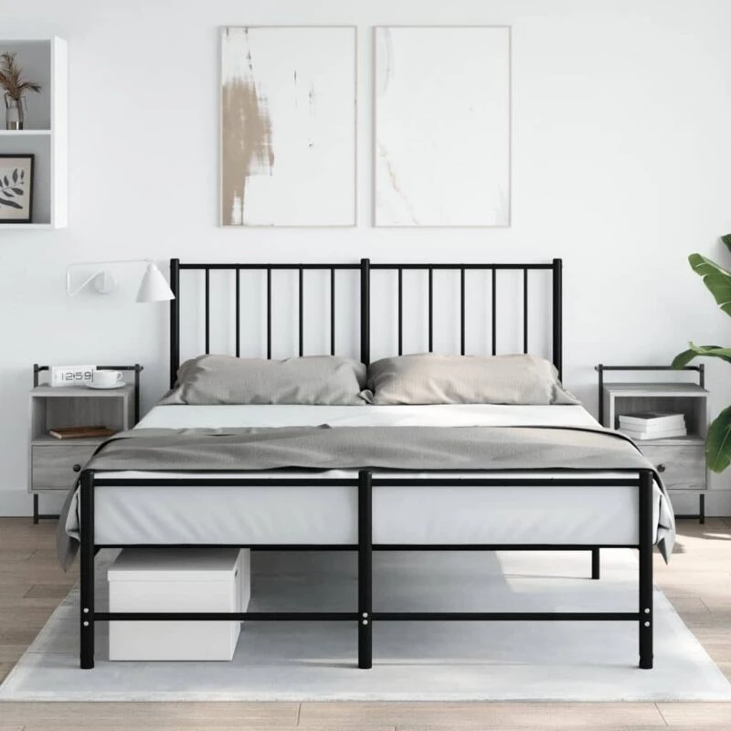 Image of Vidaxl Bedside Cabinets Wall-mounted 2 Pcs Grey Sonoma 40X30X61cm Engineered Wood, Grey 833440