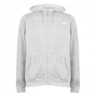 Image of Slazenger Full Zip Hoody Mens - Grey Marl