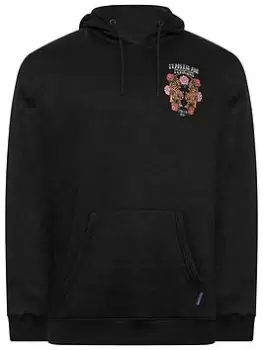 Image of BadRhino Fearless & Ferocious Hoody - Black, Size 4XL, Men