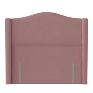 Image of Silentnight Osprey 135 Headboard - Dusty Pink Velvet