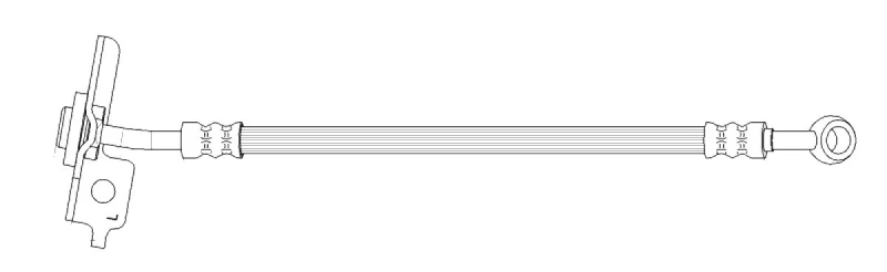 Image of Bosch 1 987 481 864 Brake Hose Brake Hose (83)