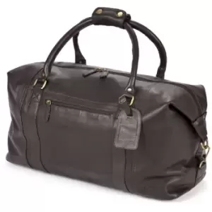 Image of Large Holdall Bag (One size) (Black) - Eastern Counties Leather