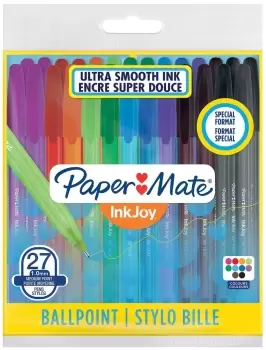 Image of Papermate InkJoy 100ST Black, Blue, Green, Lime, Magenta, Orange,...