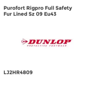 Image of Purofort RigPro Full Safety Fur Lined SZ 09 EU43