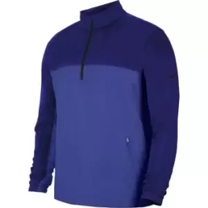Image of Nike Shield Victory Mens 1/2-Zip Golf Jacket - Blue