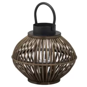 Image of Brown Bamboo Style Large Lantern