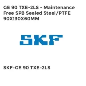 Image of GE 90 TXE-2LS - Maintenance Free SPB Sealed Steel/PTFE 90X130X60MM