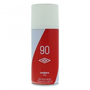 Image of Umbro 90 Red Deodorant 150ml