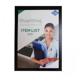 Image of Pelltech Magnetic Display Frames A3 Black Pack 5 146898