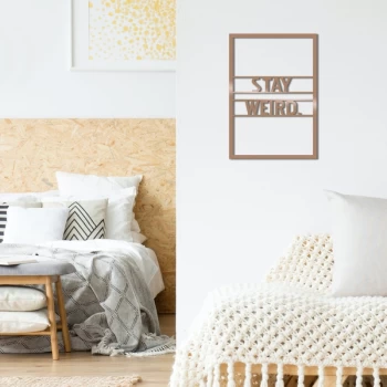 Image of Stay We?rd - Copper Copper Decorative Metal Wall Accessory