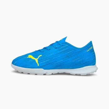 Image of PUMA Ultra 4.2 TT Youth Football Boots, Blue/Yellow Alert Size 2 Shoes