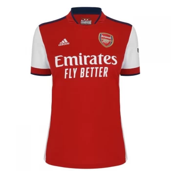 Image of adidas Arsenal Home Shirt 2021 2022 Ladies - Red