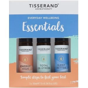 Image of Tisserand The Little Box of Wellbeing Roller Ball Kit Unisex 3x10ml