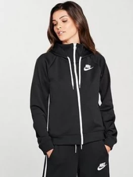 Image of Nike Nsw Polyknit Fz Hoodie Black Size M Women