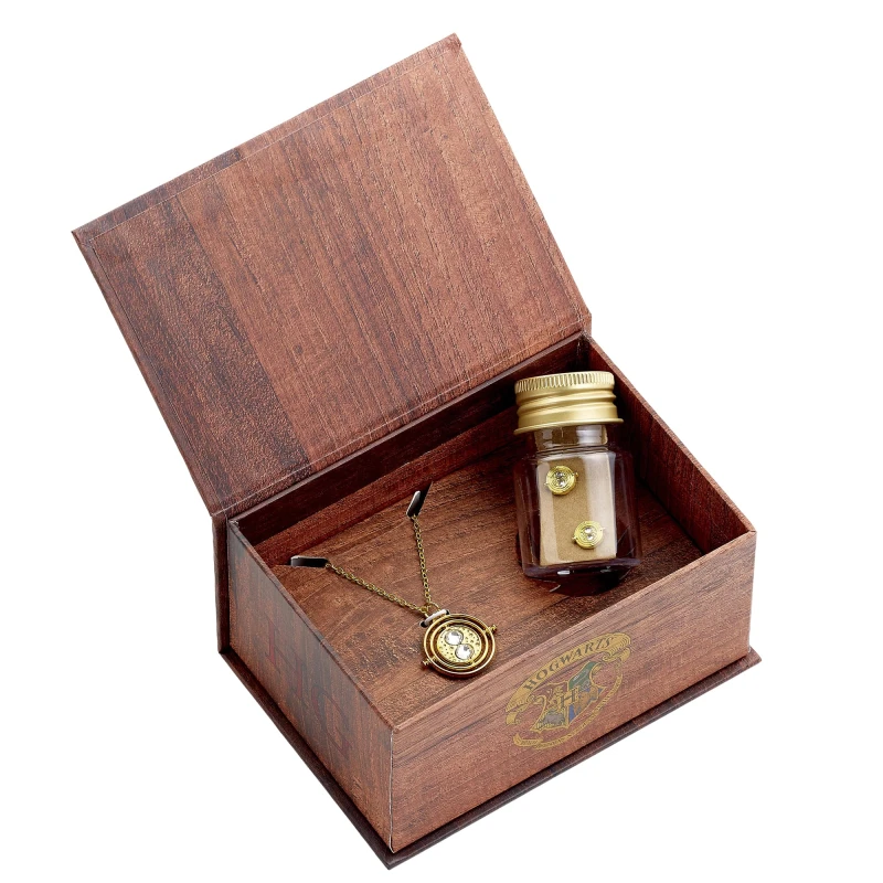 Image of Harry Potter Hermione Potions Gift Box With A Time Turner Necklace & Stud Earrings Other Toys