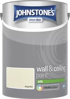 Image of Johnstone's Wall & Ceiling Paint Silk 5L - Magnolia