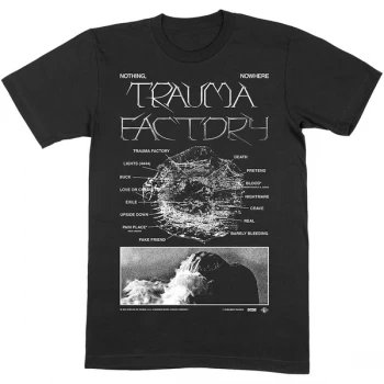 Image of Nothing,Nowhere - Trauma Factor V.2 Unisex Medium T-Shirt - Black