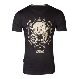 Image of Nintendo - Tribal Link Mens XX-Large T-Shirt - Black