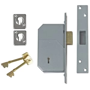 Image of Union 3G110 C Series 5 Detainer Deadlock 73mm Satin Chrome